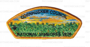Patch Scan of Cornhusker Council Jamboree 2026 CSP (Corn) Orange