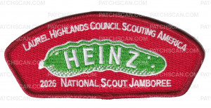 Patch Scan of Laurel Highlands Council 2026 Jamboree Set (Heinz)