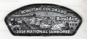 Patch Scan of Scouting Colorado 2026 Jamboree Past Set (Boulder)
