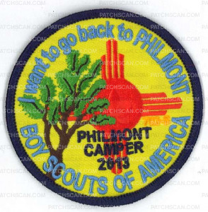 Patch Scan of X167844A PHILMONT CAMPER 2013 