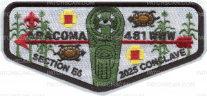 Patch Scan of ARACOMA LODGE SECTION E6 CONCLAVE 2025 FLAP
