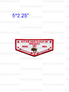 Patch Scan of Kit-Ke-Hak-O-Kut 97 Miniconjou NOAC 2024 flap