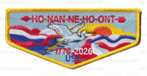 Patch Scan of HO-NAN-NE-HO-ONT Lodge Flap 2026