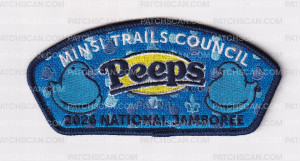 Patch Scan of Minsi Trails Peeps Jamboree 5 Piece Set