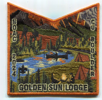 CORNHUSKER COUNCIL NOAC 2024 (Orange Pocket/Sun) Cornhusker Council #324