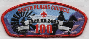 Patch Scan of SPC 100TH ANNIV CSP RED BORDER