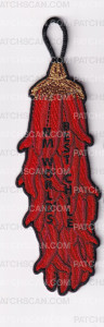 Patch Scan of Conquistador Council NOAC 2024 Flap Hanger - Red