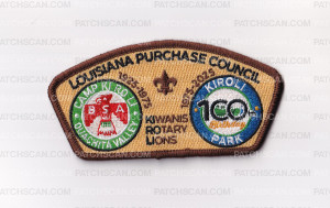 Patch Scan of Louisianna Purchase Council KIWANIS ROTARY LIONS 2025 