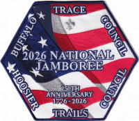 485560- 2026 National Jamboree center patch  Buffalo Trace Council #116