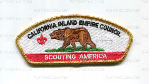 Patch Scan of California Inland Empire Council 2025 Scouting America CSP