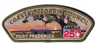 Coastal Georgia Council 250 Set - Historic Bases (CSP-Fort Frederica) Coastal Georgia Council