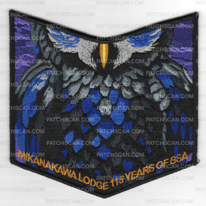 Patch Scan of Mikanakawa 115 Years(Blue/Pocket Piece)2024