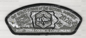 Patch Scan of Mid-Iowa Council 2026 National Jamboree Contingent CSP (Ghosted)