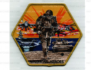 Patch Scan of American Heroes - Small (PO 102512)