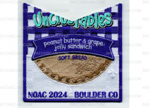 Patch Scan of NOAC 2024 Pocket Patch Uncrustables (PO 102242)