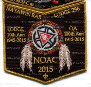 Patch Scan of Nayawin Rar Lodge NOAC 2015 Pocket