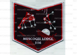 Patch Scan of NOAC 2024 Pocket Patch Red (PO 102210)