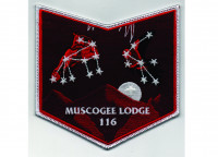 NOAC 2024 Pocket Patch Red (PO 102210) Indian Waters Council #553 merged with Pee Dee Area Council