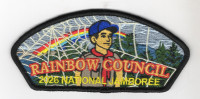 Rainbow Council 2026 NJ Scout with rainbow JCP black border Rainbow Council #702