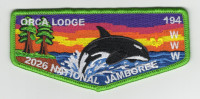 Orca Lodge 194 2026 NJ flap Golden Gate Area Council