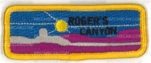 Patch Scan of X168785B ROGER'S CANYON (Superstition Wilderness Tab) 