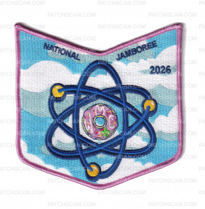 Patch Scan of WMC National Jamboree Contingent 2026(Doughnut Bottom Pocket-Pink)
