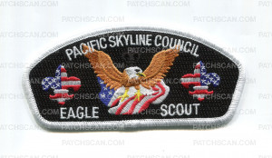 Patch Scan of Pacific Skyline Council Eagle Scout CSP
