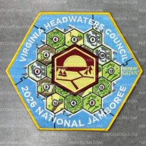 Patch Scan of Virgina Headwaters Council Delegate Set