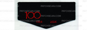 Patch Scan of 100th Anniversary Lodge Flap (PO 102090)