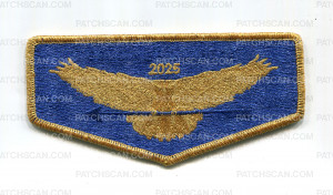 Patch Scan of Colonneh Lodge Flap 2025 (Blue/Gold) - Gold