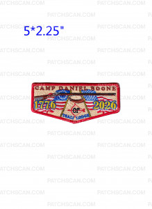 Patch Scan of Tsali Lodge Conclave 2026 Flap - Patriotic 