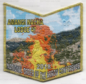 Patch Scan of LODGE 47 POCKET 1 MET GOLD