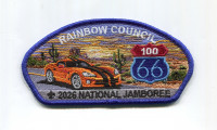 Rainbow Council 2026 NJ orange car JSP blue bdr Rainbow Council #702