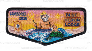 Patch Scan of Tidewater Council Blue heron Lodge Jamboree Fundraiser (Flap)