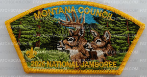 Patch Scan of Montana Council 2026 National Jamboree JSP deer