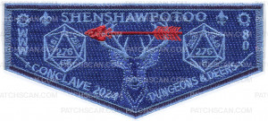 Patch Scan of SHENSHAWPOTOO 2024 CONCLAVE BLUE