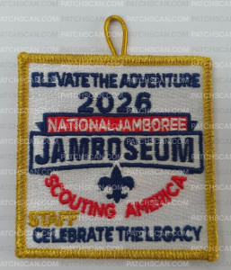 Patch Scan of Jamboseum 2026 National Jamboree Staff