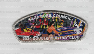 Patch Scan of Sagamore Council 2024 Double Century Club - Silver