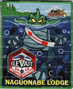 Patch Scan of CMC 26 Jamboree Backpatch Ordeal GREEN 