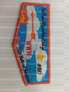 Patch Scan of Scouting Colorado 2026 Jamboree OA2 Flap (Buffalo Mt)