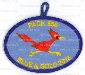 Patch Scan of X164621A Pack 556 Blue & Gold