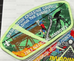 Patch Scan of WCC Invading the Summit National Jamboree Set