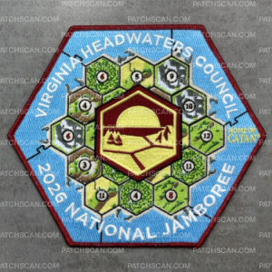 Patch Scan of Virgina Headwaters Council Delegate Set