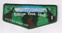 Oneratokha 297 Blaze your own trail flap Heart of Virginia Council #602