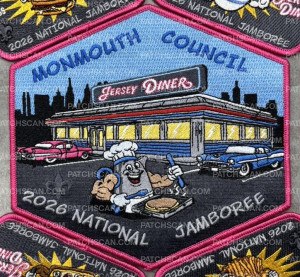 Patch Scan of Monmouth Council Jamboree Set