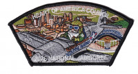 Heart of America Council 2026 NJ JSP gnome in plane over KC Heart of America Council #307