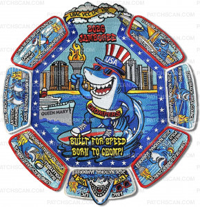 Patch Scan of P25116 2026 National Jamboree Set