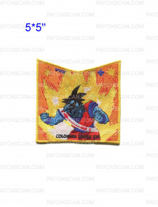 Patch Scan of Colonneh Lodge NOAC 2024 warrior - bottom piece