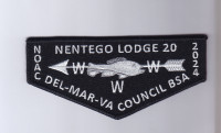 Nentego Lodge NOAC 2024 Set Del-Mar-Va Council #81