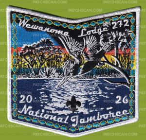 Patch Scan of Rio Grande Council 2026 Jamboree (Pocket Piece)